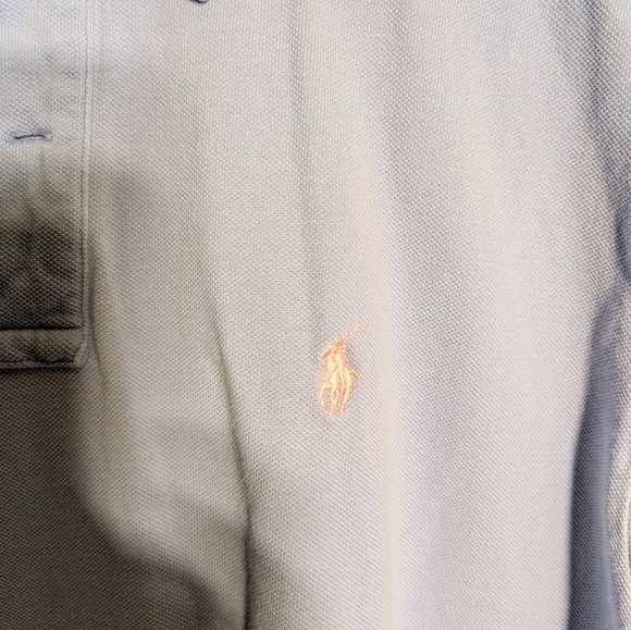 Polo by Ralph Lauren Blue Classic Polo Shirt Size Large - Picture 4 of 6